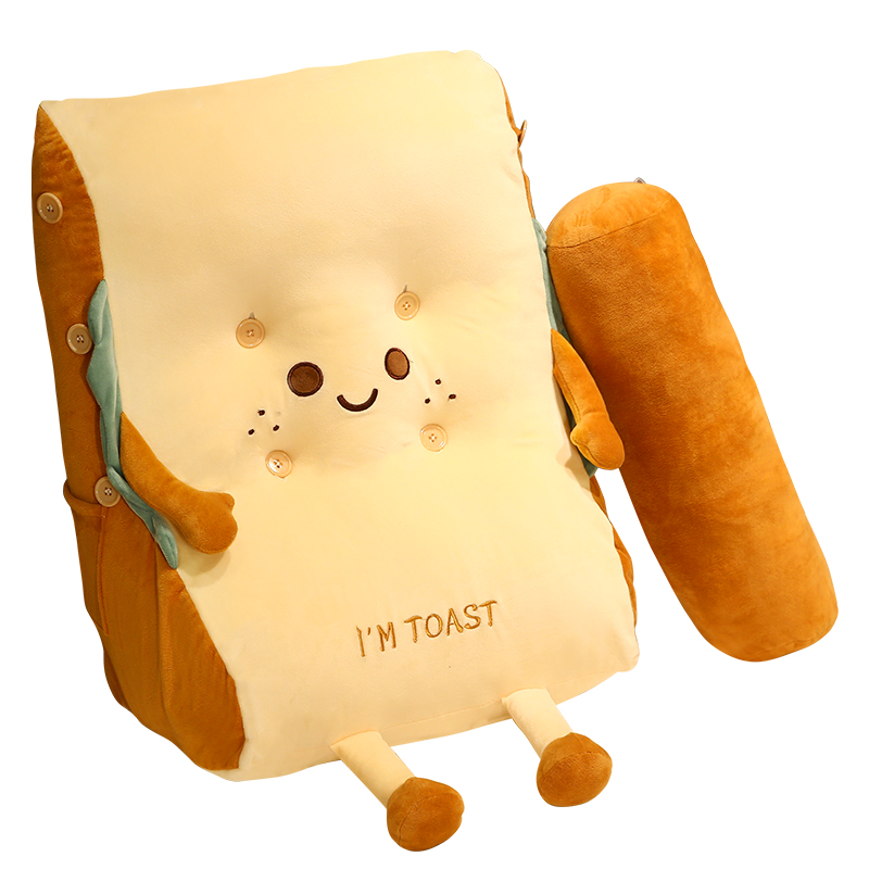 亮朵家居专营店靠枕床头靠垫床上靠背垫三角枕头宿舍学生护腰垫沙发飘窗吐司抱枕0