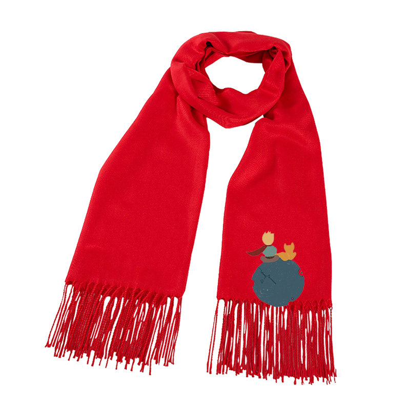 小王子涂鸦披肩围巾男女学生青少年秋冬时尚潮流百搭保暖围脖定制,淘宝优惠券,粉丝福利购,淘宝优惠卷