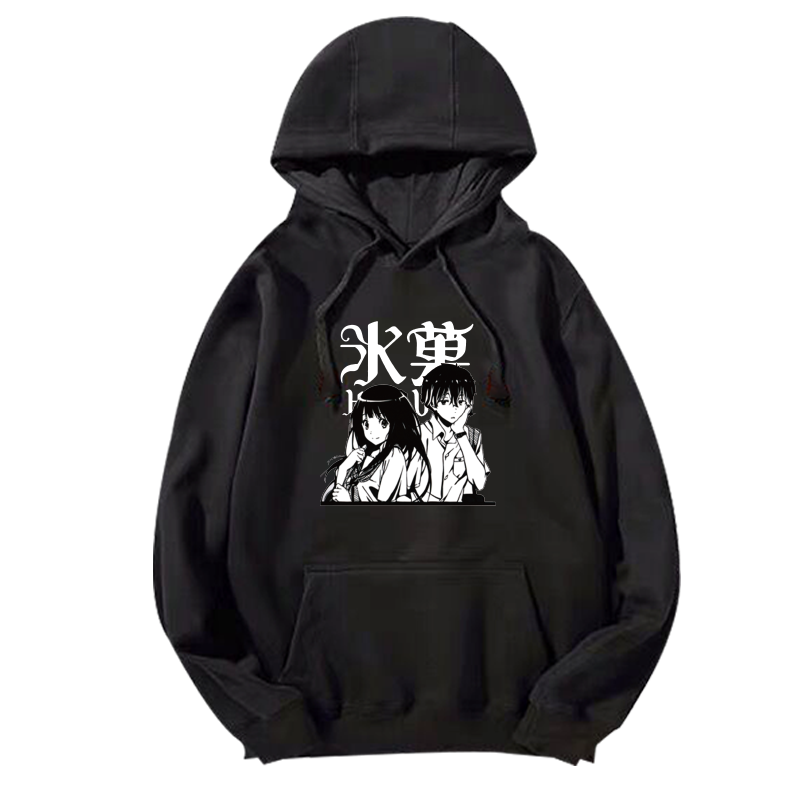 宽松套头连帽衫 简绒卫衣