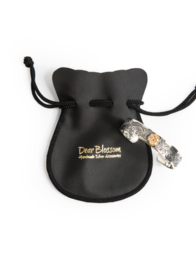 松井直毅经典定番18k银手镯