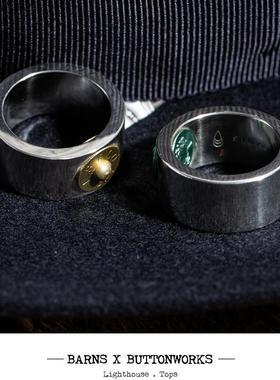 BARNS X ButtonWorks 中古Levi's撞钉 银戒指 期间限定 BW-0166