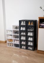 Spot anti-dust transparent pp plastic shoe box Funny Living Containing Box Plastic Flip-type Shoe Cabinet