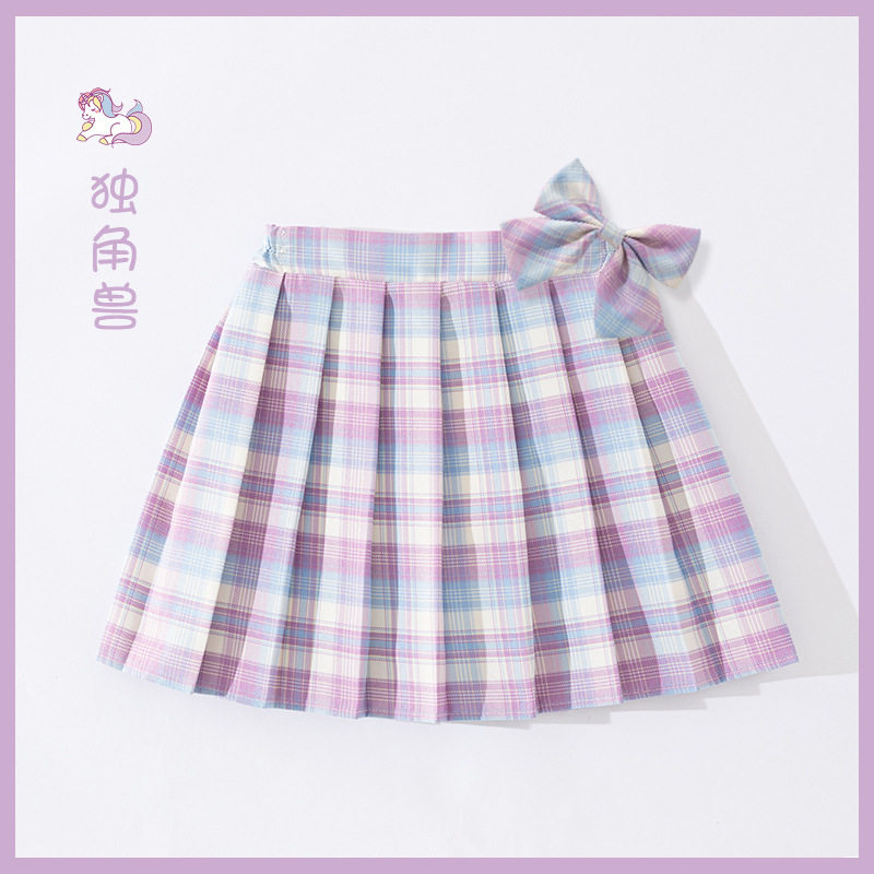 女童学院风JK短裙2025春秋新款儿童百褶裙半身裙洋气大童裙子秋装,淘宝优惠券,粉丝福利购,淘宝优惠卷