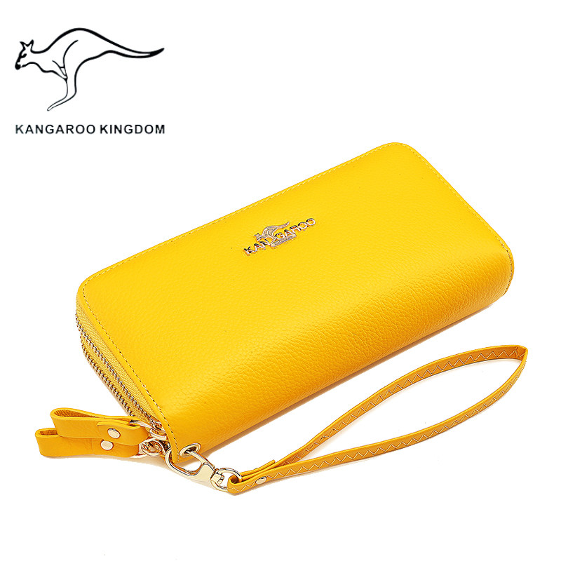 手拿女包长款时尚拉链真皮女士钱包 骄阳箱包钱包