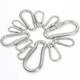 304 stainless steel spring buckle carabiner safety buckle key buckle hoist buckle nut spring buckle dog chain buckle