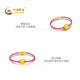 Chinese gold pure gold twelve zodiac lucky beads