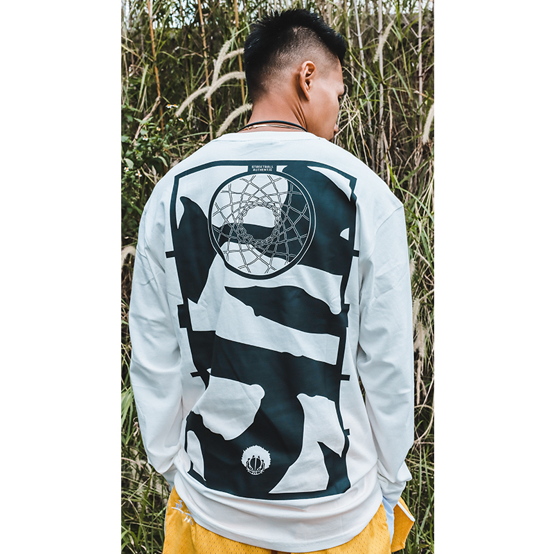 【第六区】控球之魂街球正宗2.0高品质纯棉修身版型秋冬季长袖T恤 - 图0