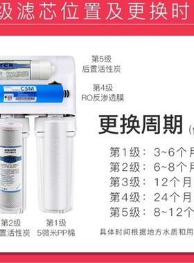 世韩通用双膜双出水净水器滤芯