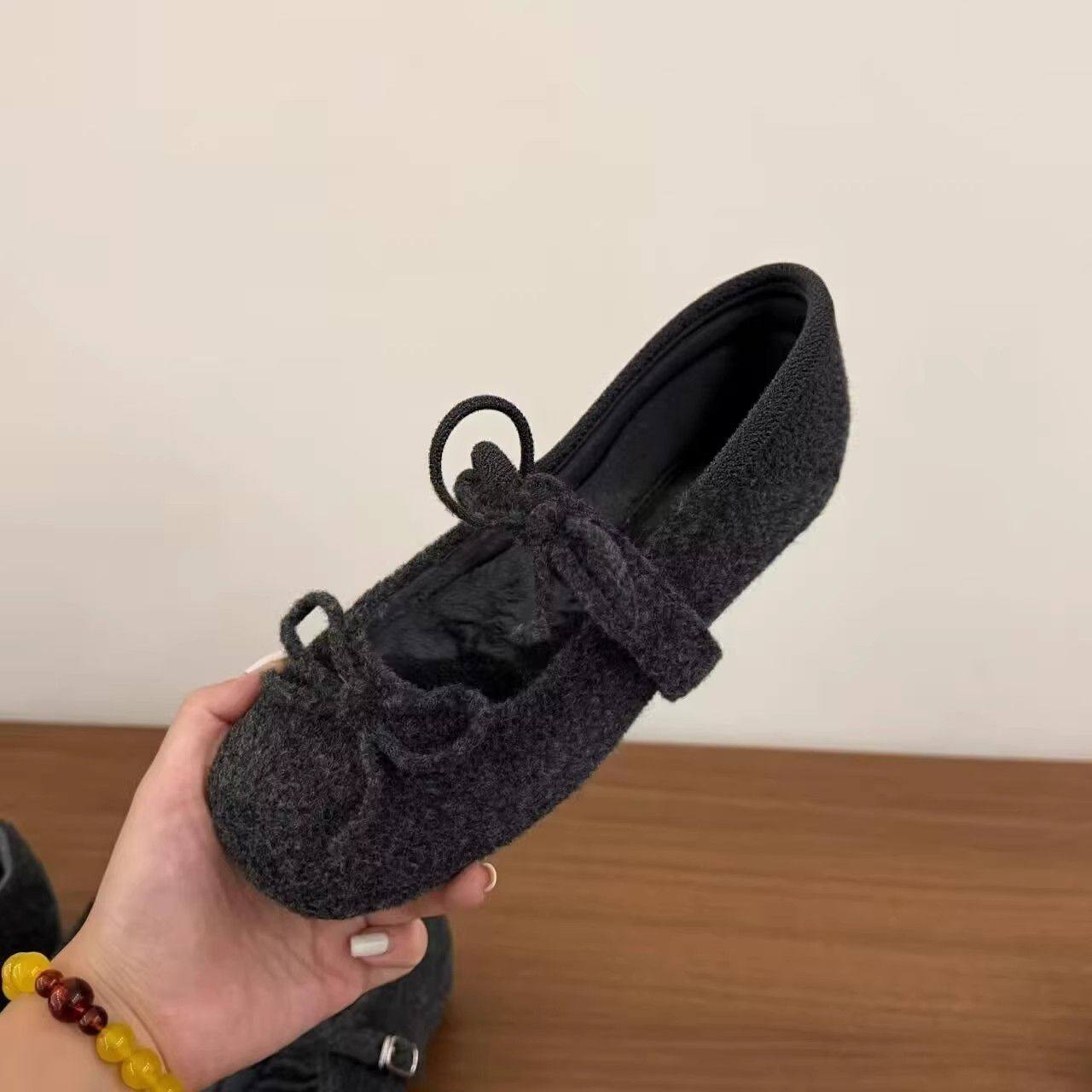 内增高秋冬加绒法式单鞋女鞋复古呢子配裙子高级感玛丽珍鞋毛毛鞋,淘宝优惠券,粉丝福利购,淘宝优惠卷