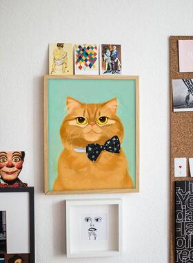 猫咪海报酒吧宠物店壁画