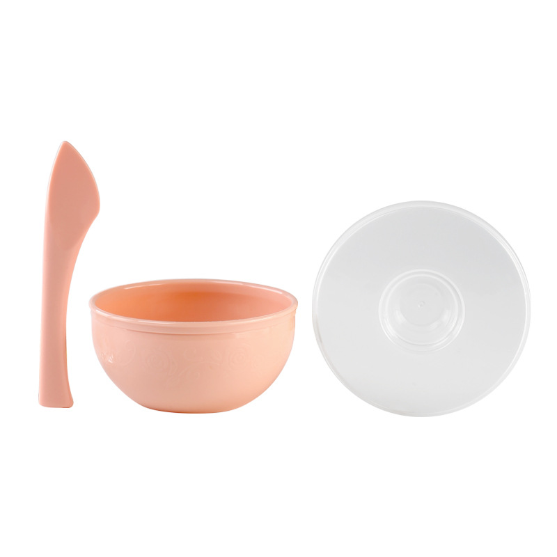 面膜碗套装调膜棒小碗带盖子家用面膜自制碗美容院泥膜专用工具 - 图3