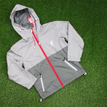 Intan male and female children 35 lbs English Premier League Red Army spring autumn double layer with cap mesh lining Sport windsuit 260 gr