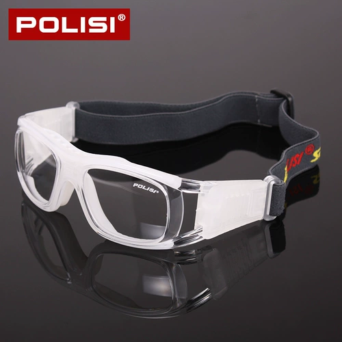 POLISI Играть в профессиональные баскетбольные очки мужские анти -флог футбольные очки очки с близкими зданиями