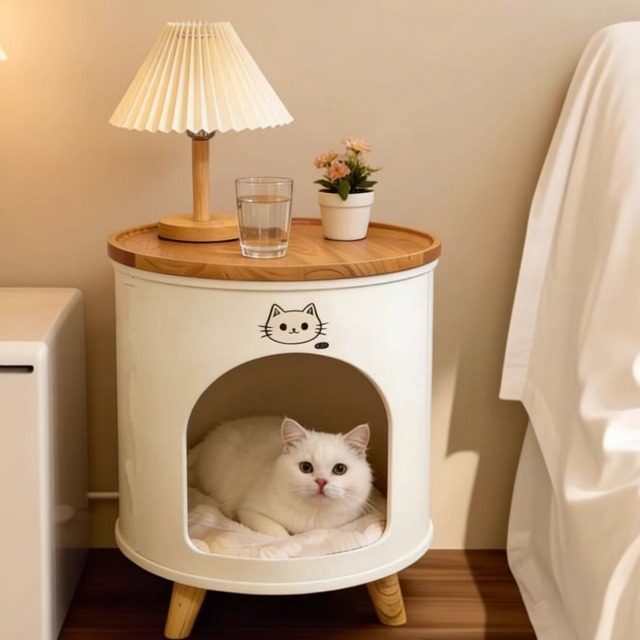 魔卡宠物茶几创意猫窝人宠共用家具床头柜四季通用高颜值猫咪边几,淘宝优惠券,粉丝福利购,淘宝优惠卷