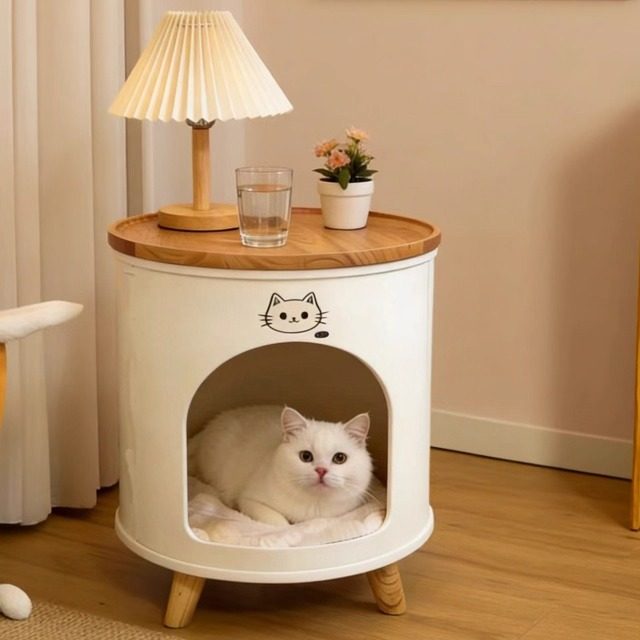 魔卡宠物茶几创意猫窝人宠共用家具床头柜四季通用高颜值猫咪边几,淘宝优惠券,粉丝福利购,淘宝优惠卷