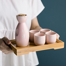 Ликер Cup 日式酒杯套装家用陶瓷酒具白酒杯仿古分酒器黄酒清酒壶古风小酒壶 11021103