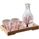 Sakura glass 1 two sake glasses
