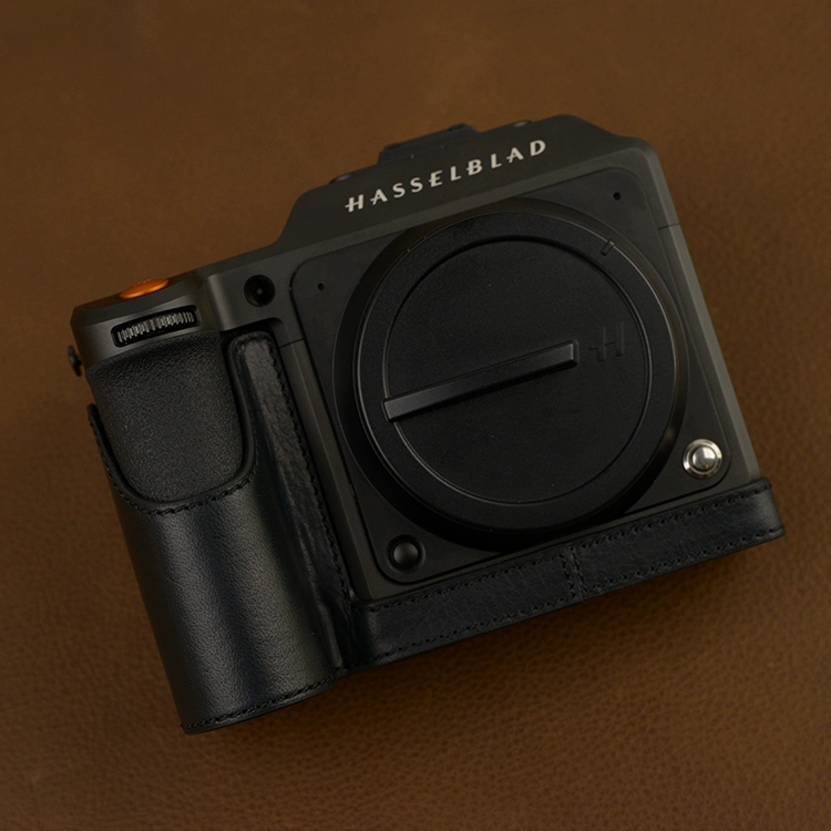 手工牛皮哈苏皮套哈苏X2D相机保护套保护壳相机包半套底座X1D升级-图3