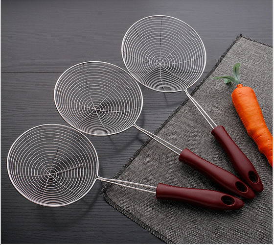304不锈钢捞勺漏勺过水勺油炸捞勺面条捞滤网勺线漏漏勺厨房用品 - 图0