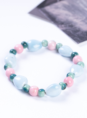 景德镇陶瓷手链新中式简约饰品