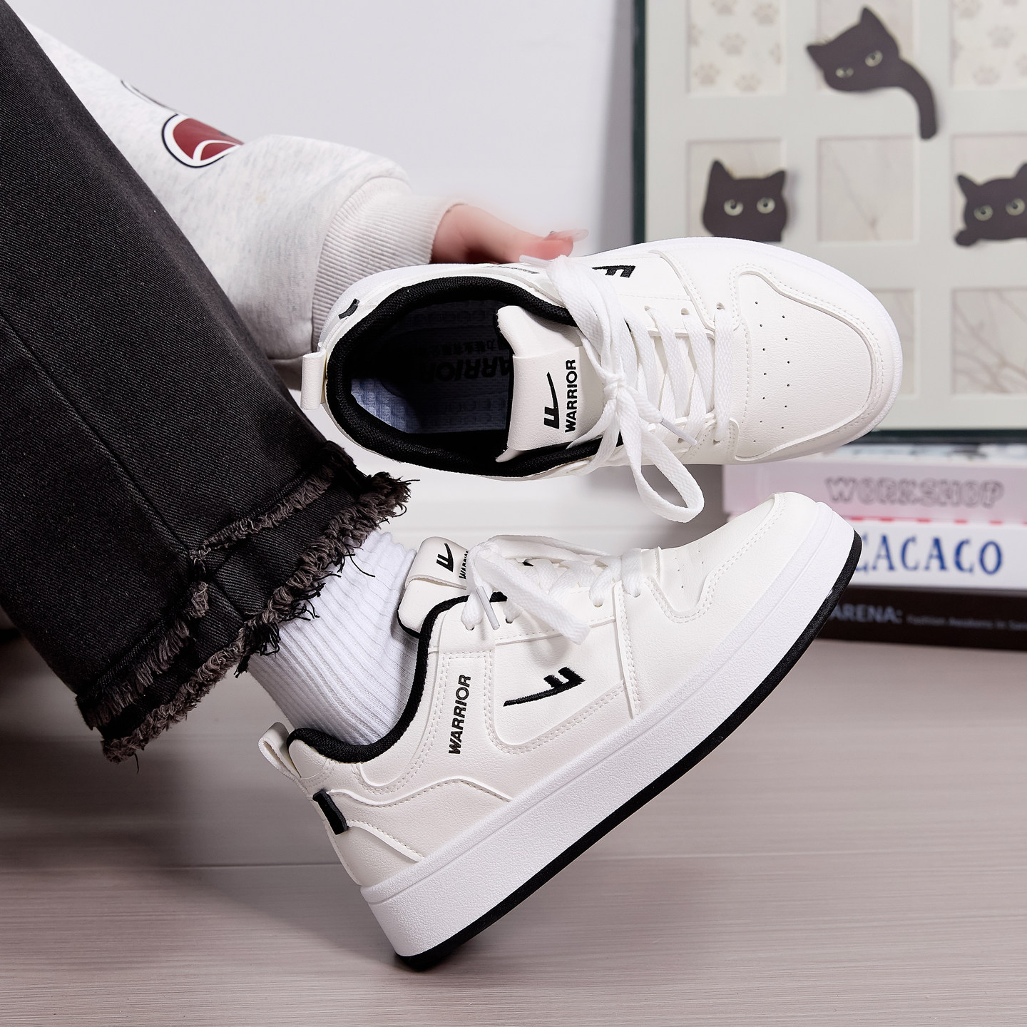 回力小白鞋秋冬男女情侣款时尚厚底显高学生板鞋百搭休闲运动鞋子,淘宝优惠券,粉丝福利购,淘宝优惠卷