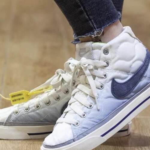 Nike耐克 COURT LEGACY MID女子中帮帆布运动休闲板鞋 DO2340-941 - 图2