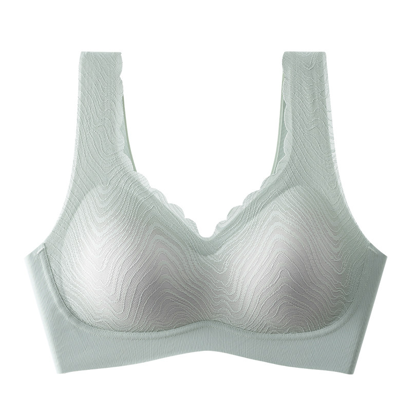 泰国乳胶无钢圈背心式收副乳胸罩 怡唯雅文胸