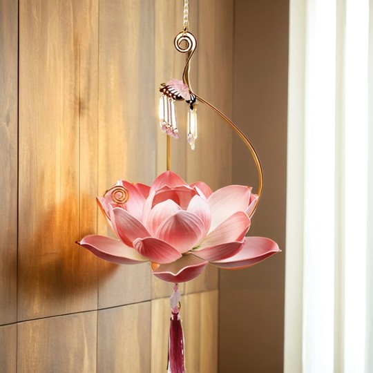 新中式元旦新年花灯荷花灯莲花灯花灯舞蹈古风中国风汉服拍照道具