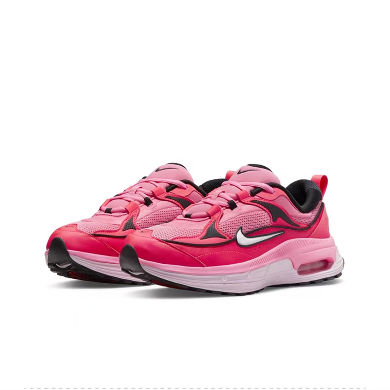 Nike Air Max Bliss 低帮复古缓震跑步鞋 女款 粉红色 DH5128-600 - 图3