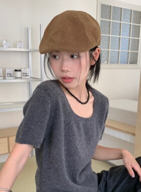 松弛感满分陈奶奶水洗皮革前进帽