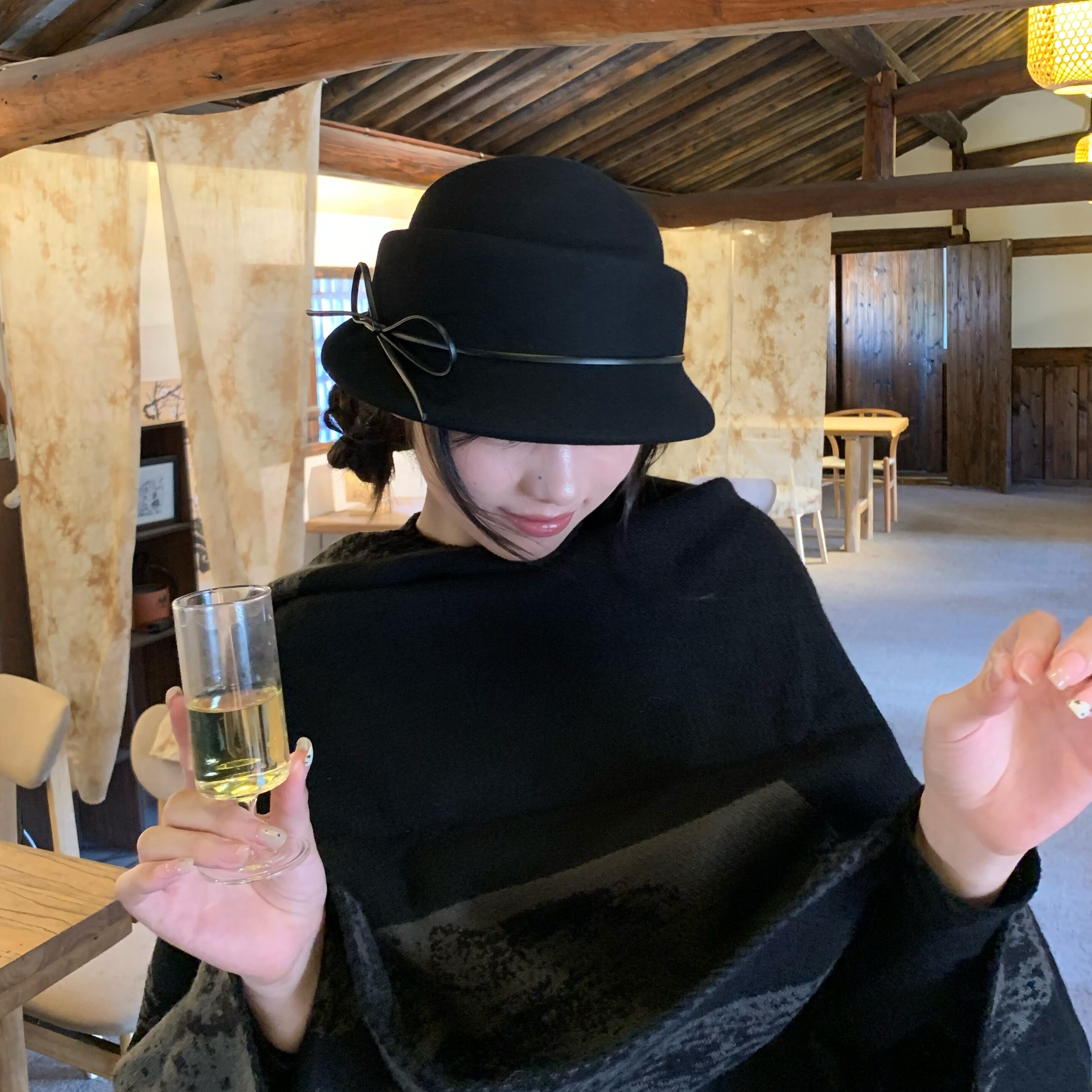 留洋千金！复古法式贵气帽子女气质蝴蝶结渔夫帽礼帽赫本风贝雷帽