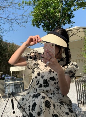 草编空顶帽出游防晒户外