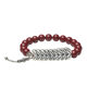 Cinnabar bracelet for men and women couples s925 sterling silver