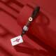 Personalized Mahjong Fafa keychain sterling silver high-end car key pendant pendant red Chinese fortune gift for men and women