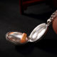 99 sterling silver hollow pendant can be opened to hold things