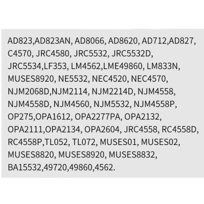 美国OP HDAM9988SQ/883B双运放升OPA2604AP LME49860NA 49720HA-图0