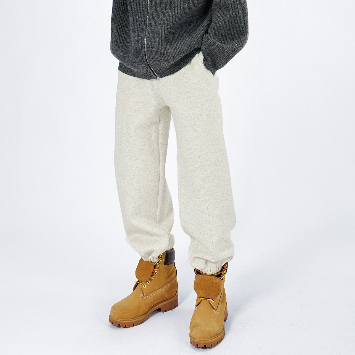 HAMB原创 2025秋冬新品美式复古束脚卫裤厚实休闲男宽松运动学生,淘宝优惠券,粉丝福利购,淘宝优惠卷