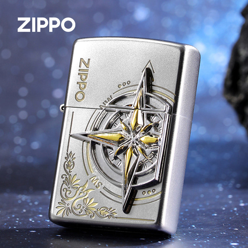 zippo打火机爱情的指南针正版 芝宝正品立体贴章新年礼物生日男生,淘宝优惠券,粉丝福利购,淘宝优惠卷