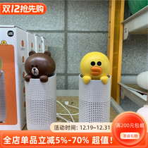 Han LINE FRIENDS Brown Bear portable air purifier office Home Interior onboard Mini purifier