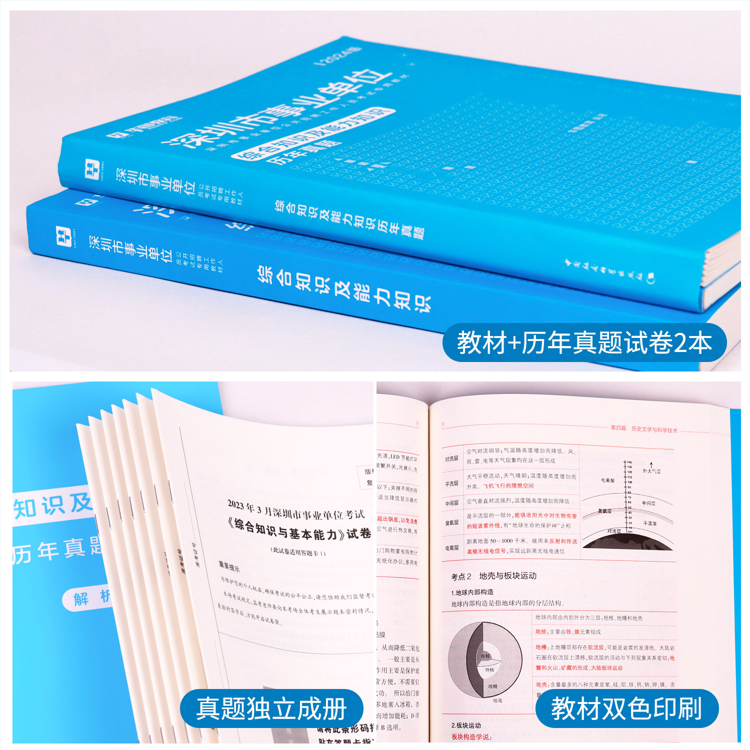 华图深圳事业编考试2024综合知识及能力知识广东省深圳市属事业单位考试用书教材历年真题试卷编制公共基础知识南山宝安福田2024年 - 图0