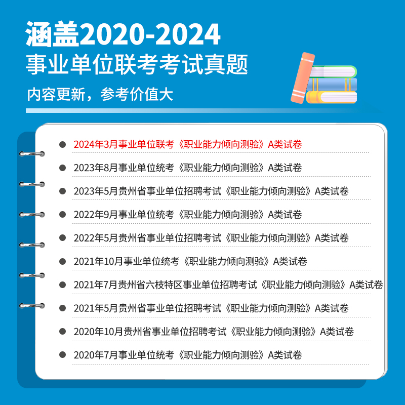 贵州省综合管理A类2024华图事业单位联考a类bcd类e类事业编考试用书资料职业能力倾向测验和综合应用能力教材真题试卷省市直六盘水 - 图2