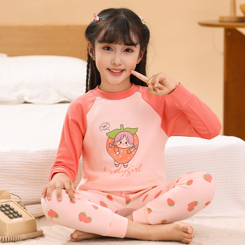 纯棉儿童内衣套装男童半高领秋衣秋裤女童宝宝小男孩中领保暖睡衣,淘宝优惠券,粉丝福利购,淘宝优惠卷