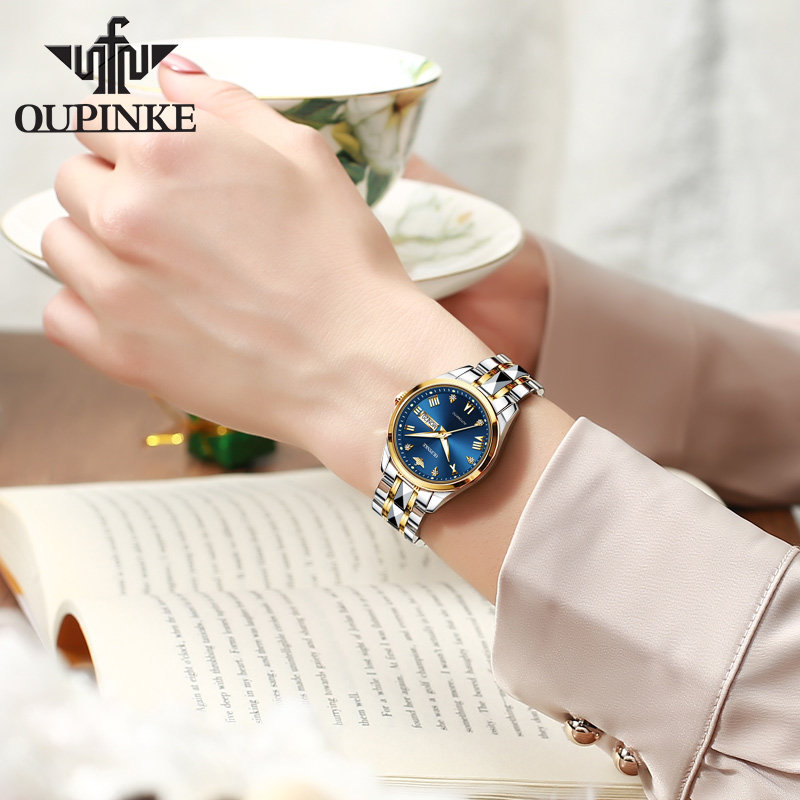 瑞士十大女士全自动防水时尚机械表 aesop伊索翠清国产腕表