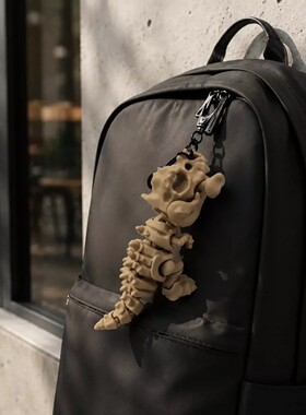 霸王龙骨骼包挂件可动关节