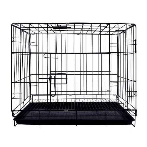 Клетчатая клетка Cage Cage Cage Pet Cage маленькая, средняя большая собачья клетка с туалетом плюшевой плюшевой биоби для кроличьей клетки для собак складная клетка