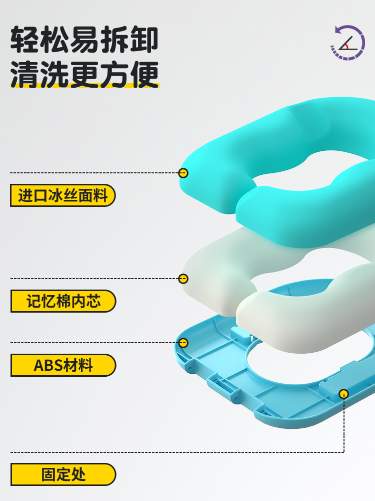 午睡枕小学生趴睡枕儿童午休枕头教室桌上睡觉午睡神器趴趴枕抱枕 - 图0