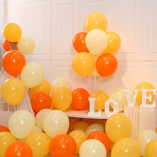 Thickened explosion-proof children's odorless birthday balloons