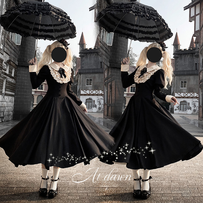 卡纳卡【黎明之时】原创Lolita暗黑优雅连衣裙定金已截团工期中,淘宝优惠券,粉丝福利购,淘宝优惠卷