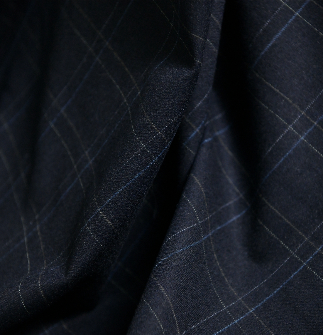 格纹国际 意大利进口秋冬磨绒斜纹哔叽羊毛50姆100羊毛150宽 - 图3