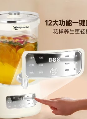 6L大容量养生壶花茶桶多功能家商用智能恒温烧水壶炖煮一体泡茶桶